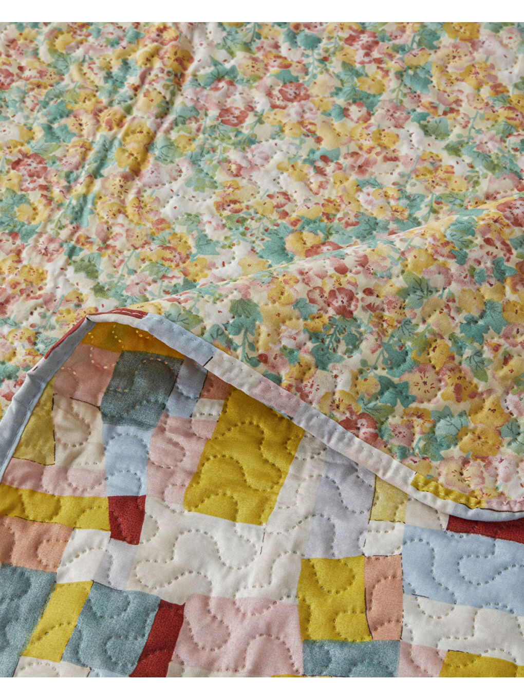 Ripple Bloom King Size Çok Amaçlı Örtü 220x240 cm Turuncu-5