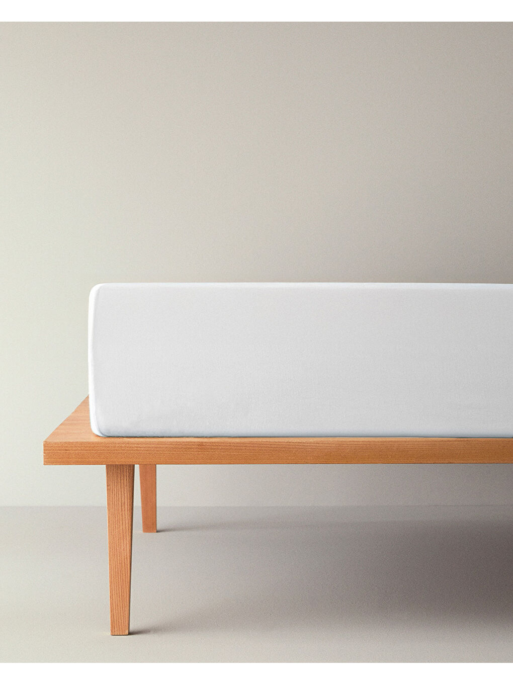 Pure Pamuklu King Size Lastikli Çarşaf 180x200 cm Beyaz-5