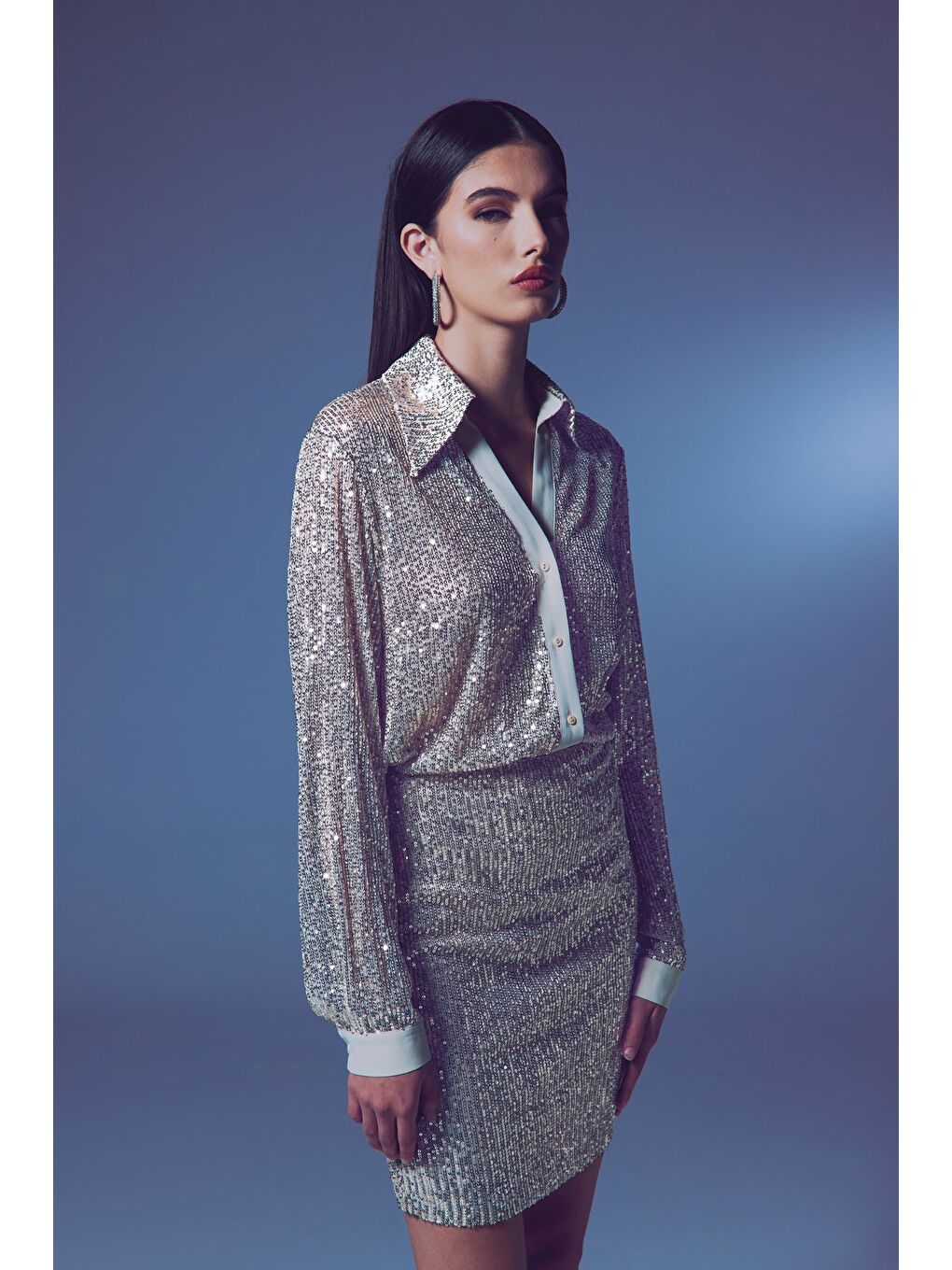 Salaş Payet Gömlek - Bej-4