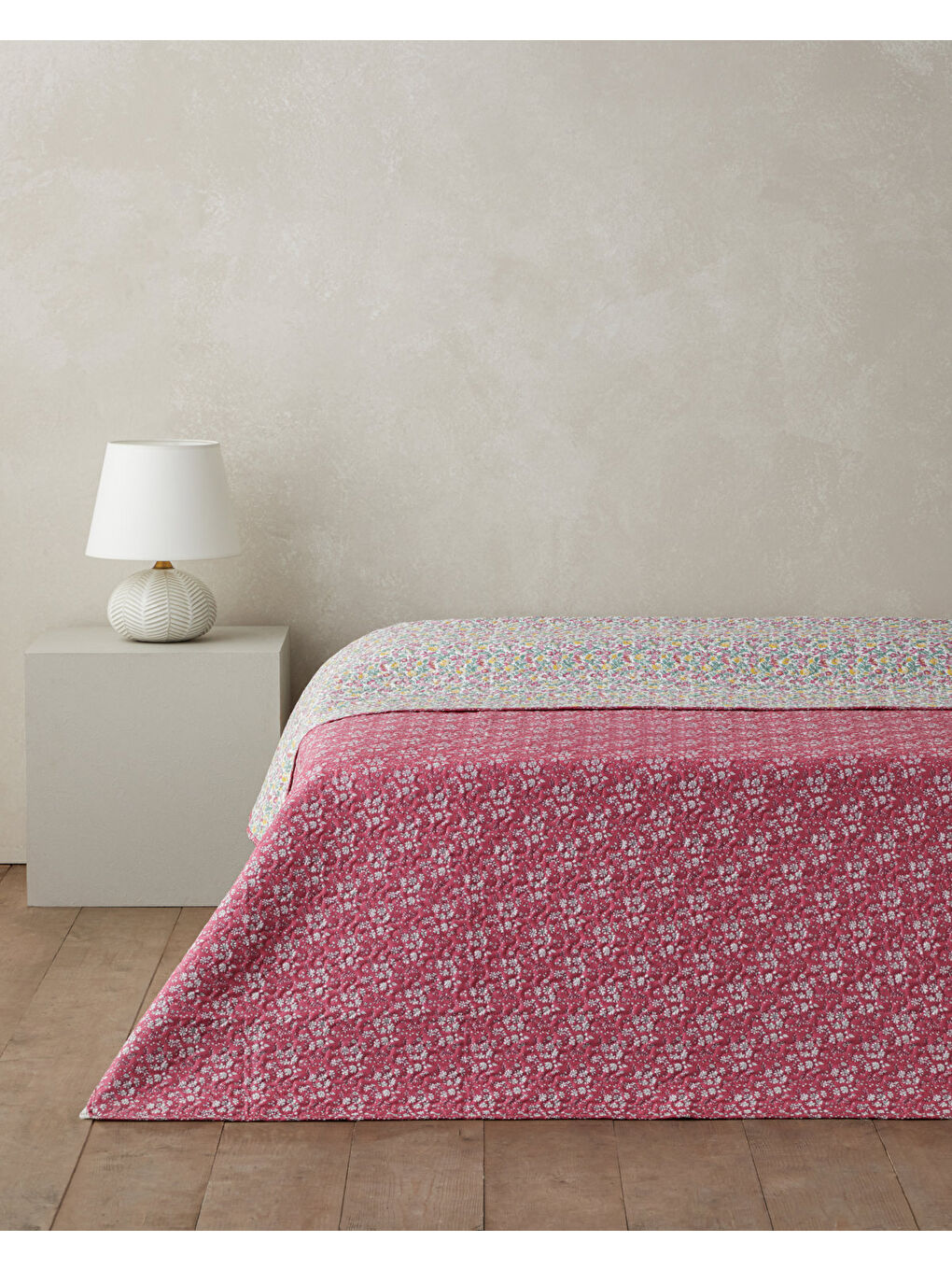 Mira Blush King Size Çok Amaçlı Örtü 220x240 cm Fuşya-1