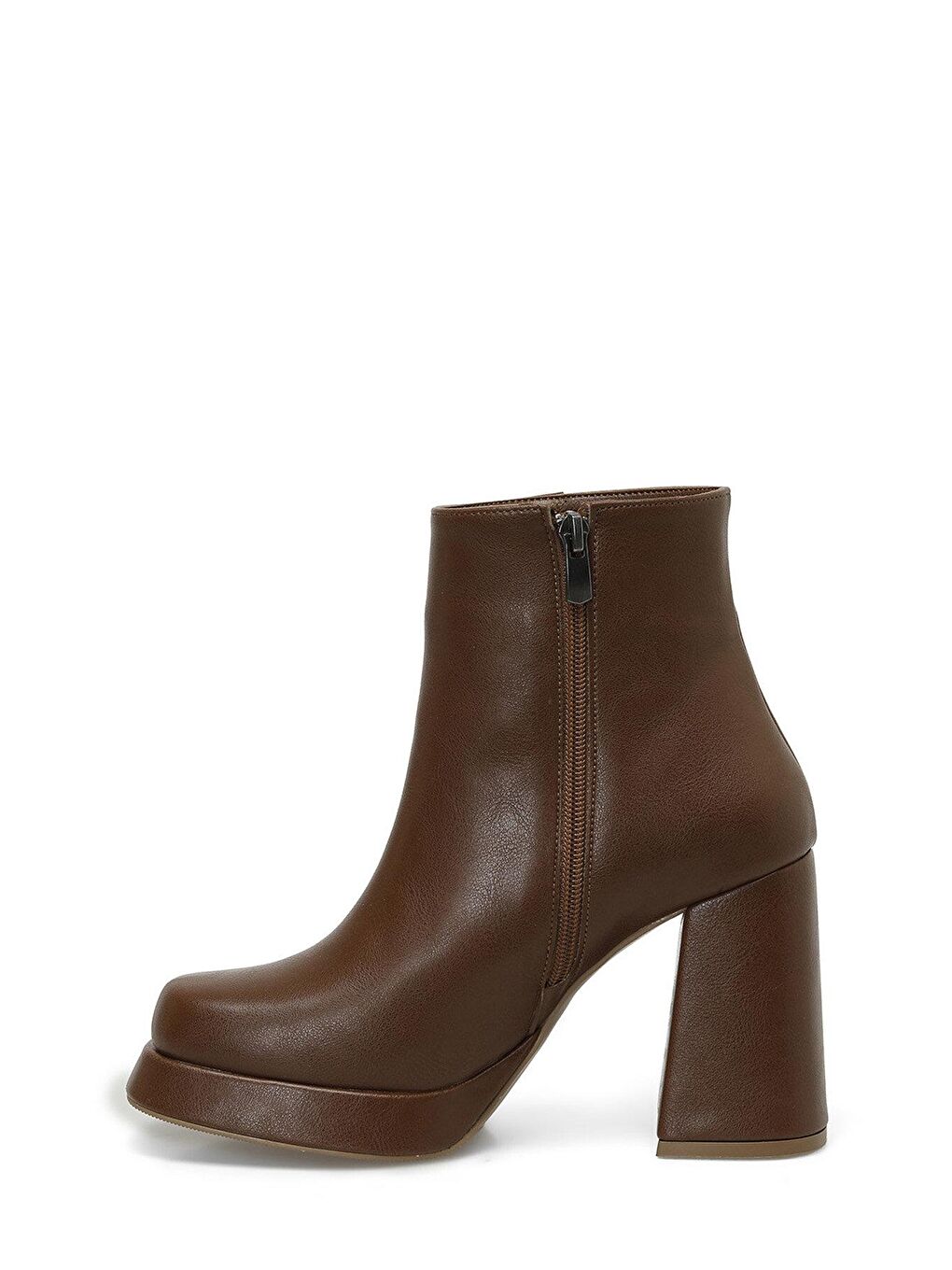 Kahverengi TASHA 3PR Taba Kadın Topuklu Bot-2