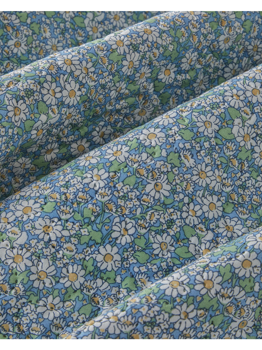 Daisy Charm Çift Kişilik Çok Amaçlı Örtü 200x220 cm Yeşil-4