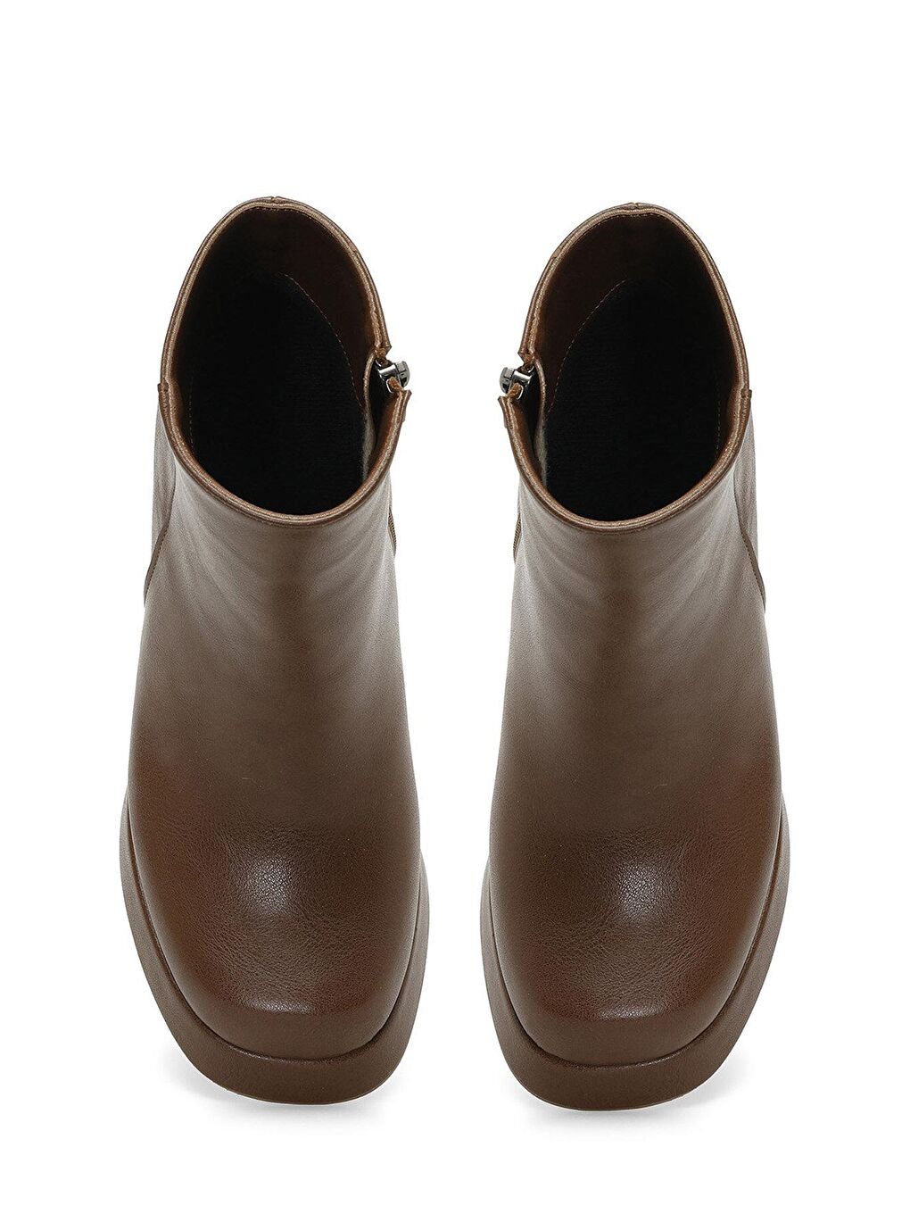 Kahverengi TASHA 3PR Taba Kadın Topuklu Bot-3