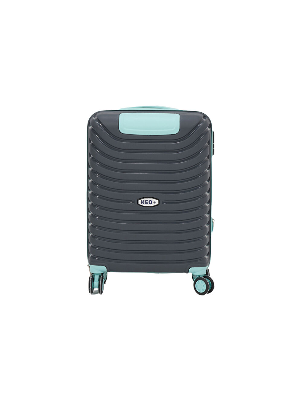 Gri 3’lü Set Füme-Turkuaz  PP Valiz-5