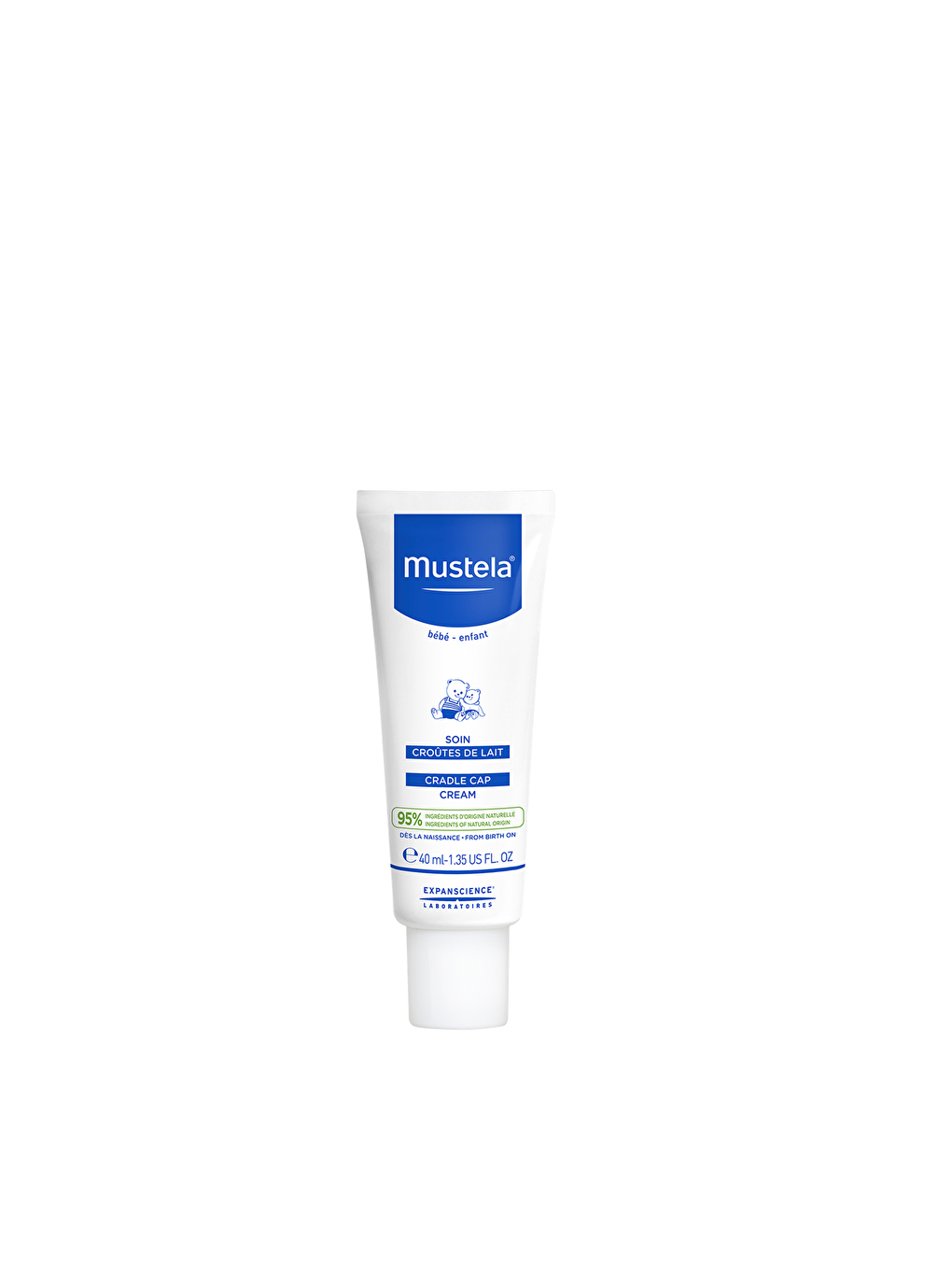 Mustela Renksiz Cradle Cap Cream Saç Pullanmalarına Karşı Bakım Kremi 40ml