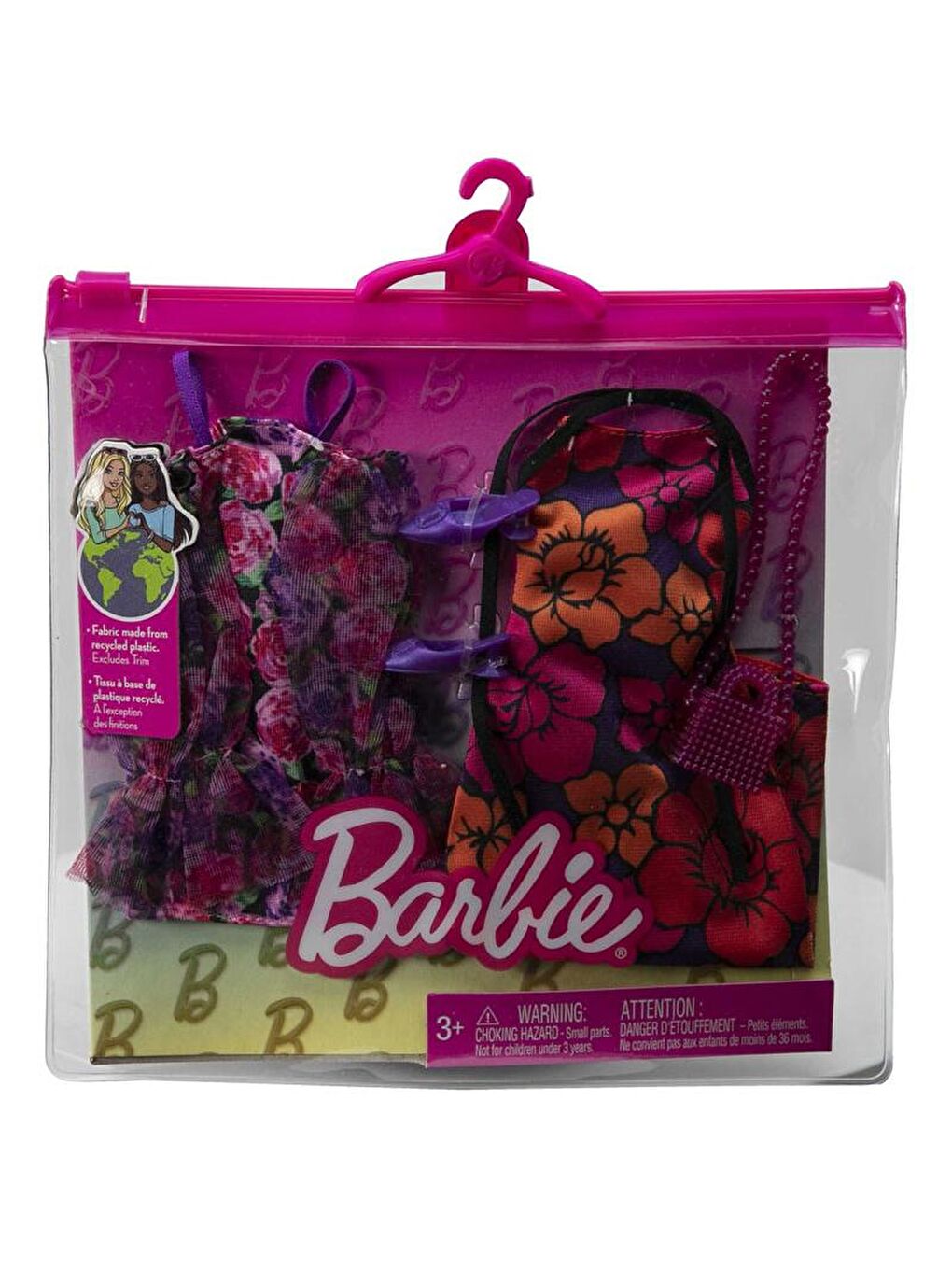 Barbie'nin Kıyafet Koleksiyonu 2'li Paketler GWF04-HJT35-1