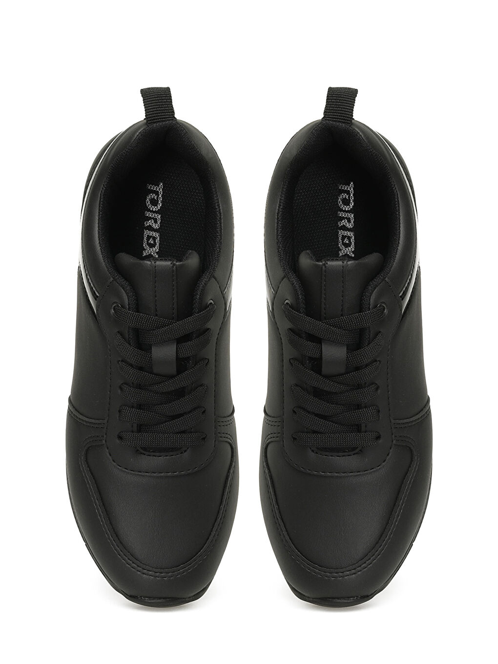 TRX24K-508 W 5PR Siyah Kadın Sneaker-3