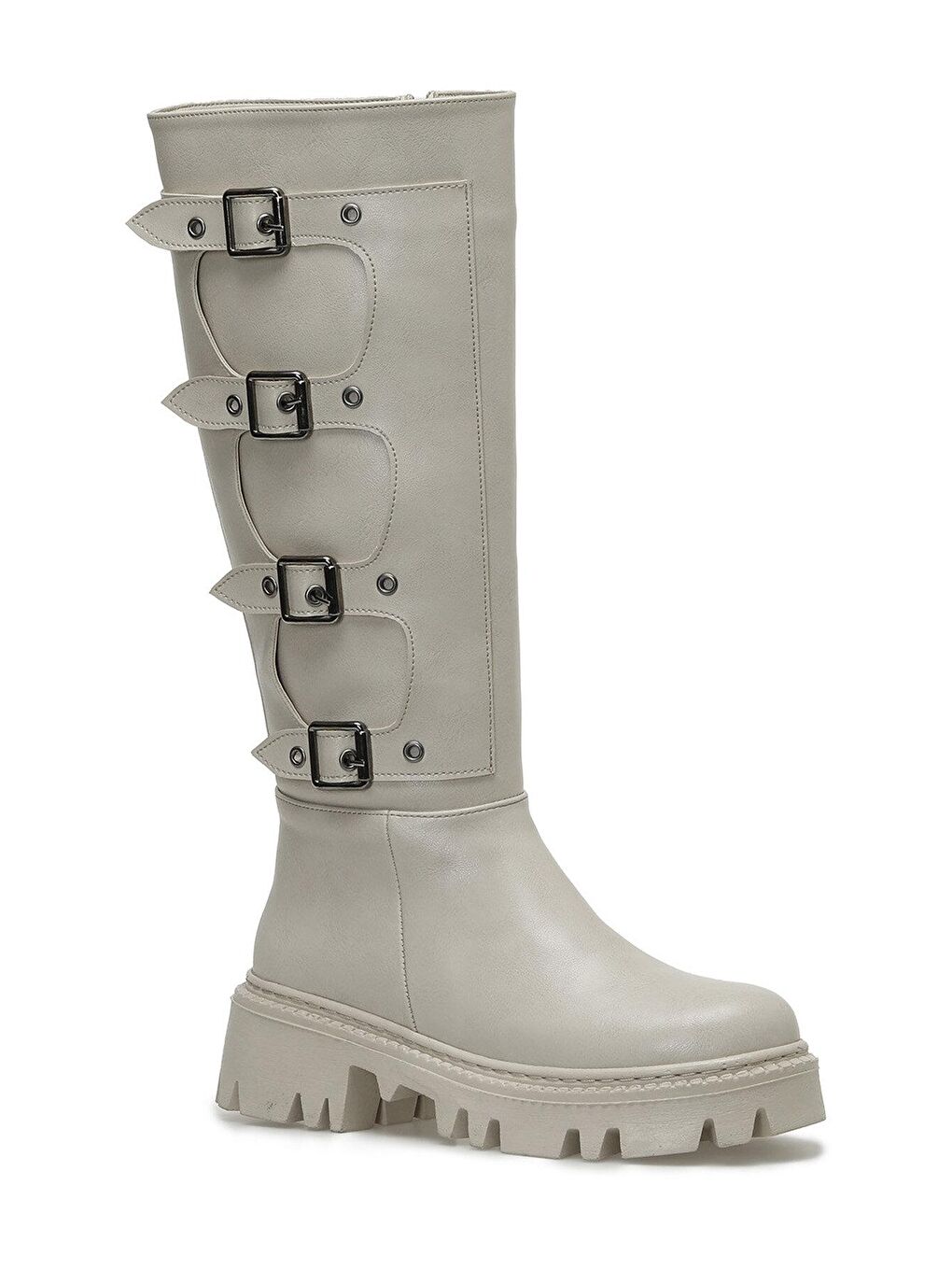 EMERY 3PR Bej Kadın Çizme-1