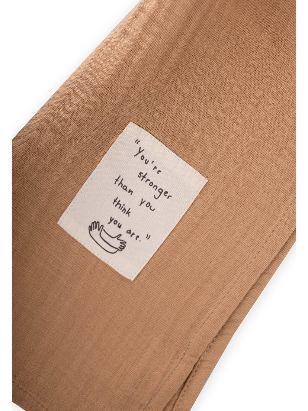 Kahverengi Çocuk Fular 25X140 Cm Camel-1