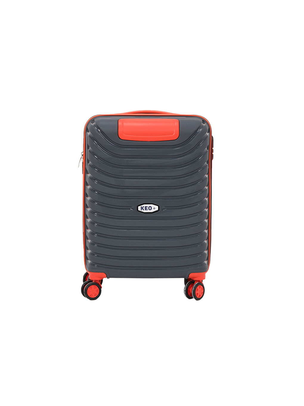 3’lü Set Siyah-Kırmızı PP Valiz-3