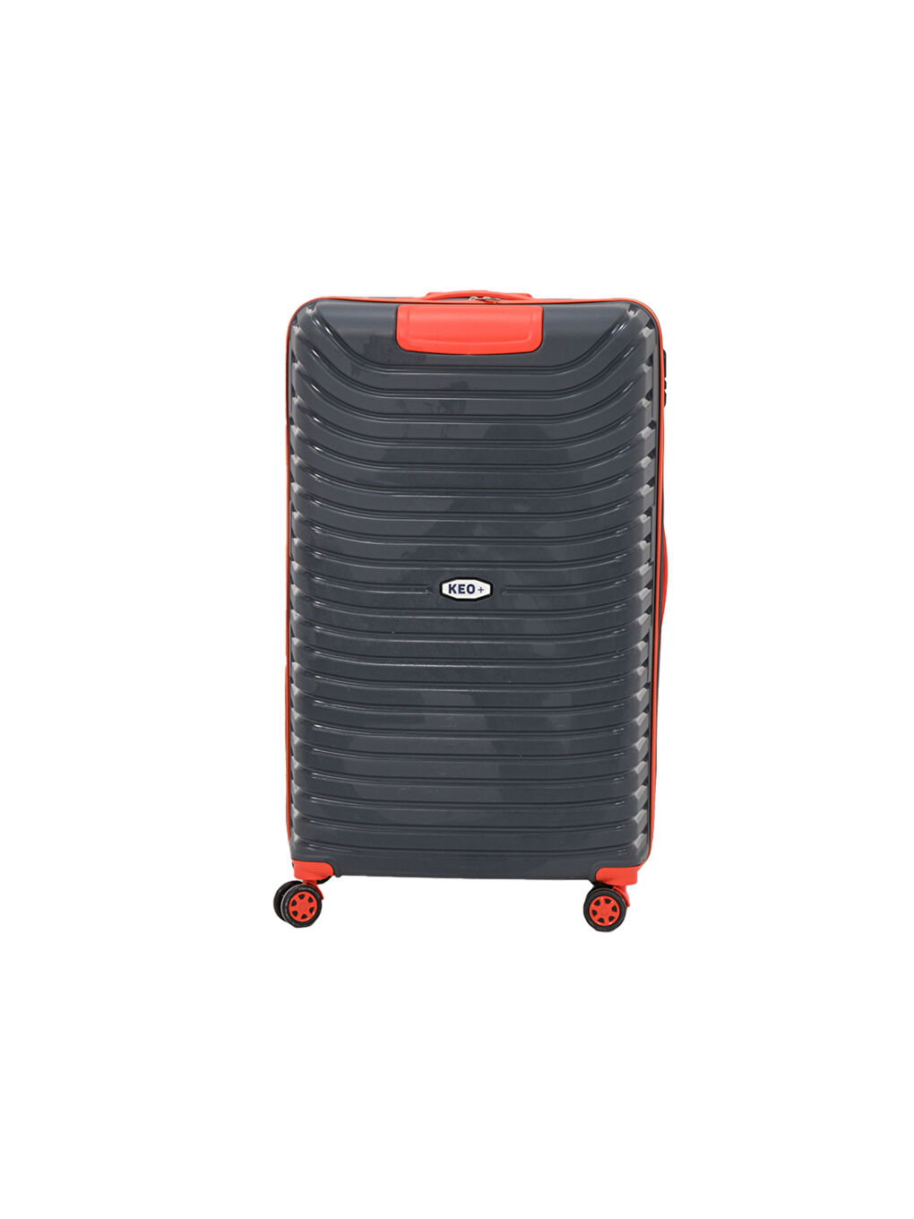 3’lü Set Siyah-Kırmızı PP Valiz-7