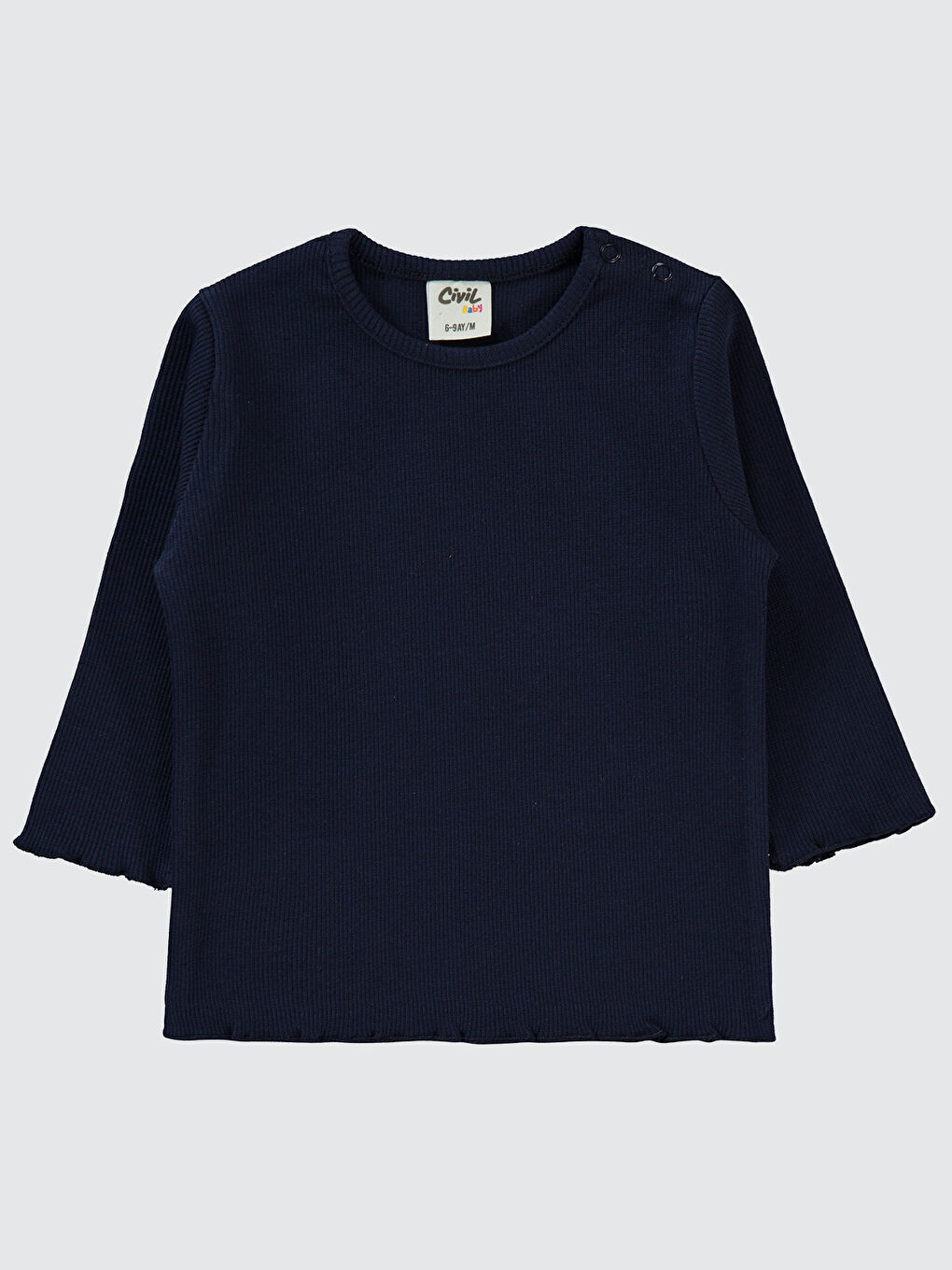 Baby Kız Bebek Sweatshirt 6-18 Ay Lacivert