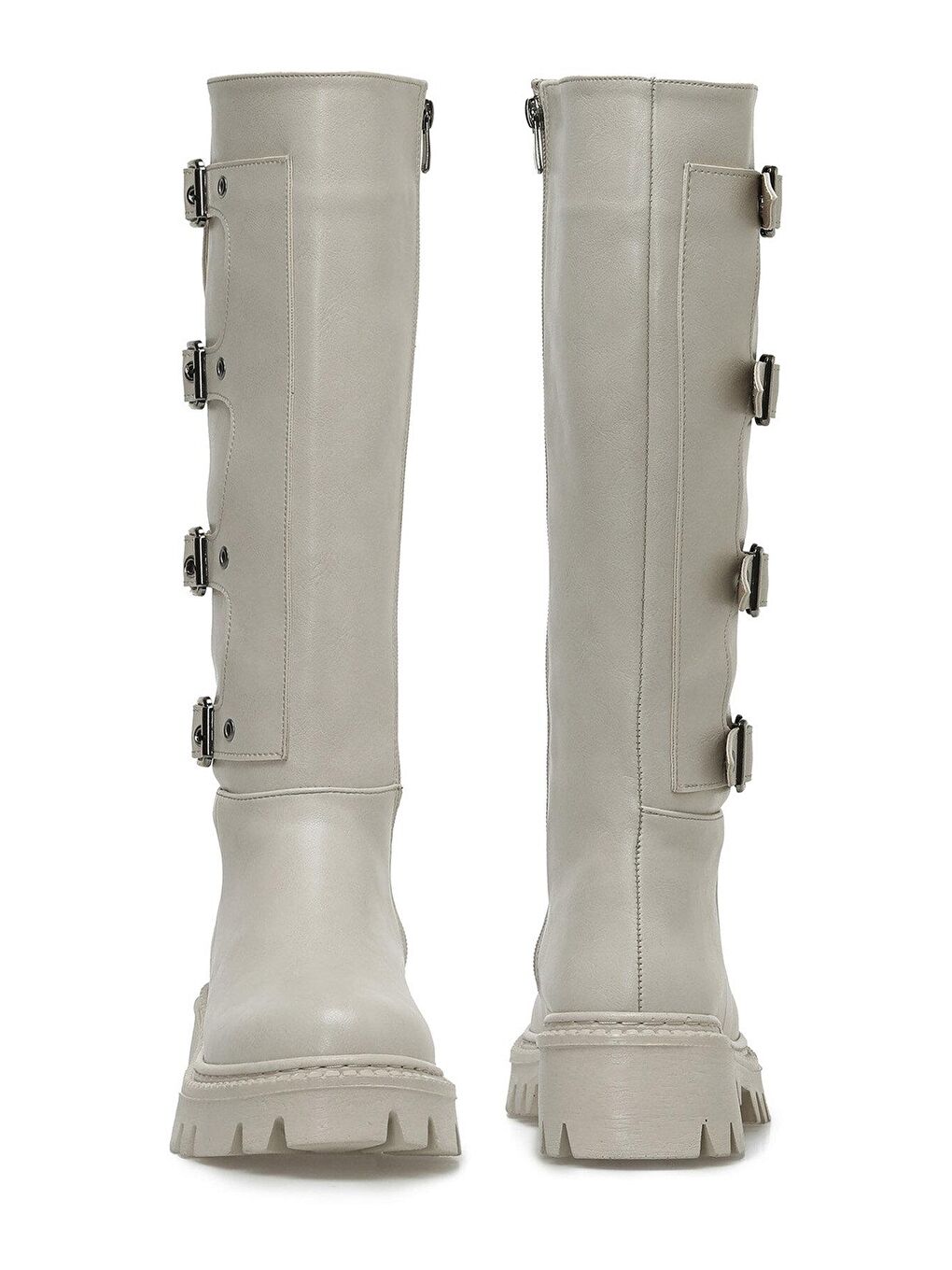 EMERY 3PR Bej Kadın Çizme-3