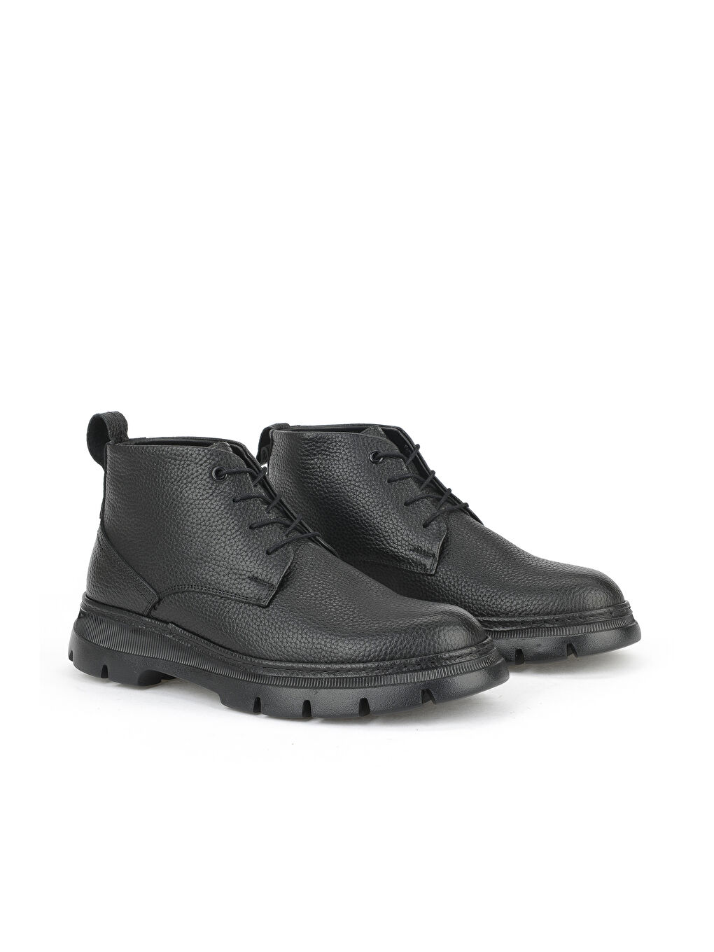 Erkek Hakiki Deri Bot 1531007Z384 Siyah-1