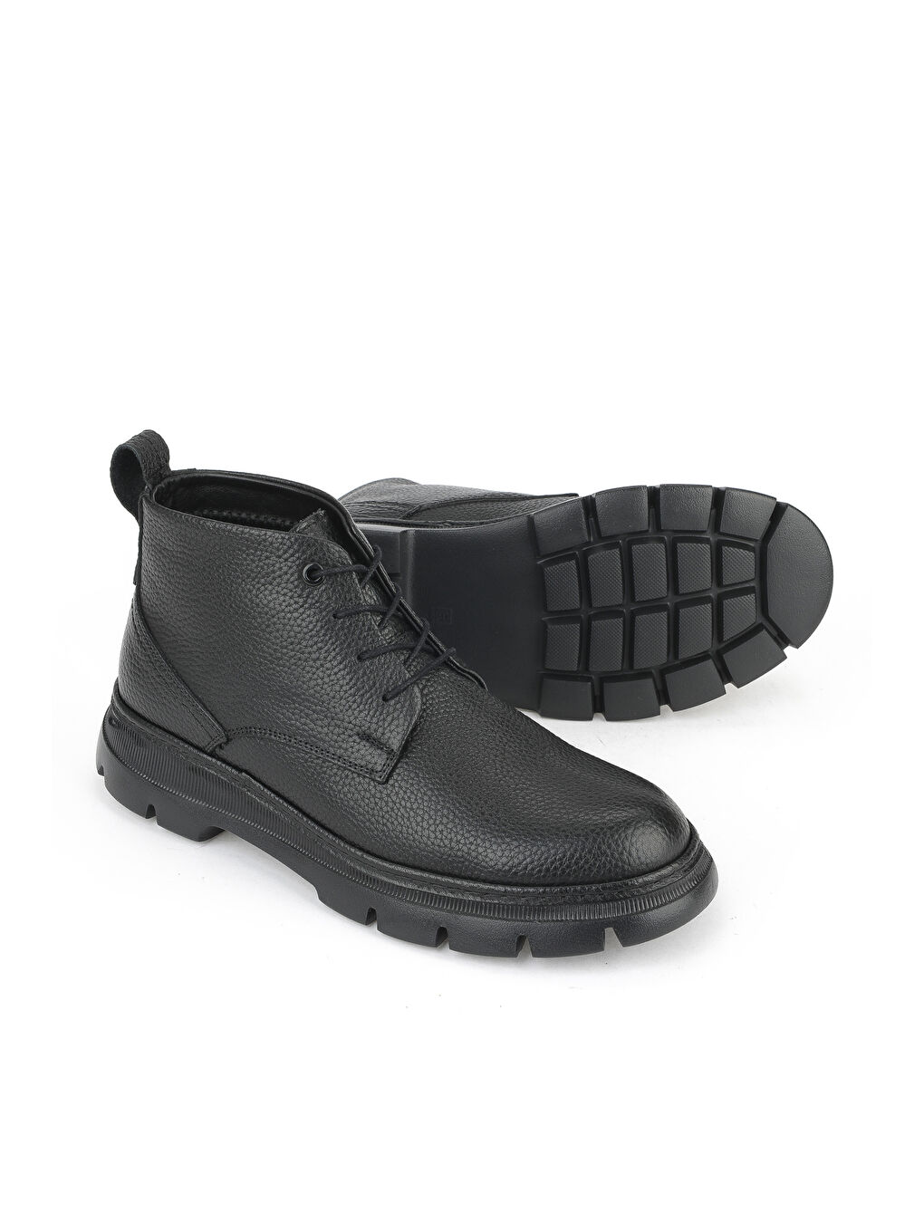 Erkek Hakiki Deri Bot 1531007Z384 Siyah-3