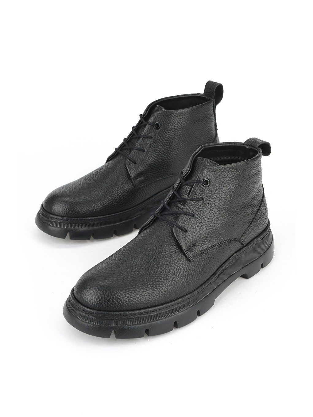 Erkek Hakiki Deri Bot 1531007Z384 Siyah-4