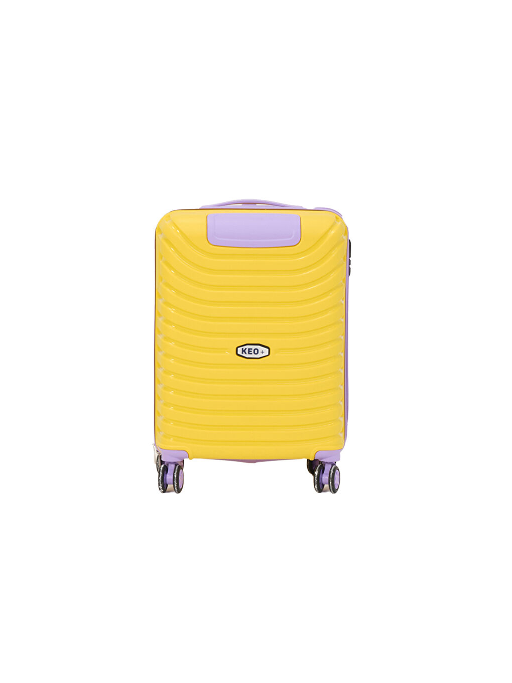 3’lü Set Sarı-Lila PP Valiz-4