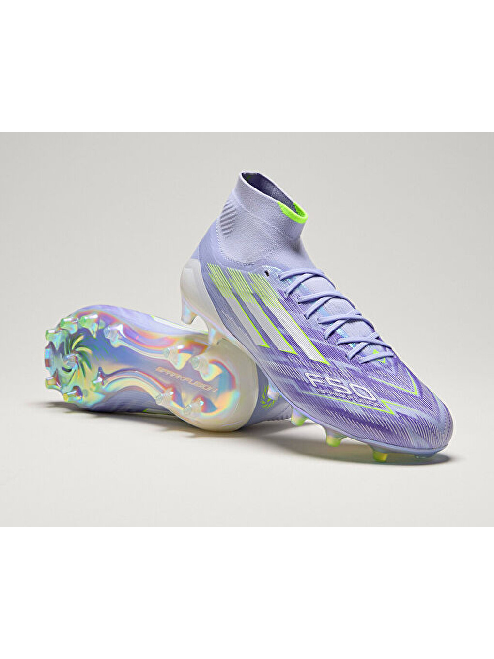F50 Sparkfusion Elite Fg/ag Erkek Çoklu Çim Zemin Kramponu Jh7648 Mor-1