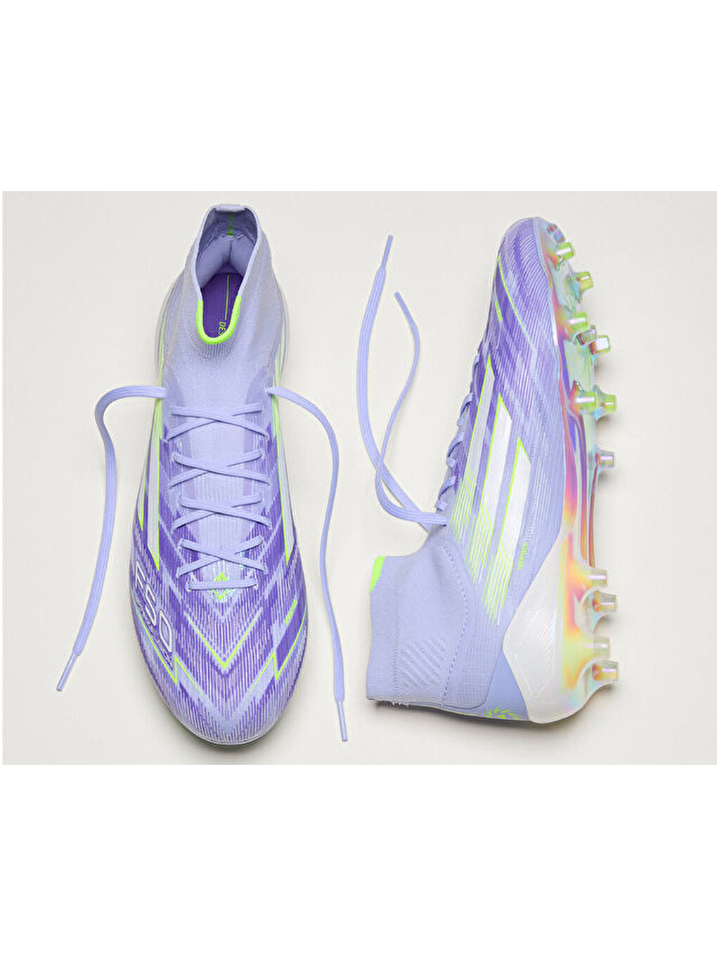 F50 Sparkfusion Elite Fg/ag Erkek Çoklu Çim Zemin Kramponu Jh7648 Mor-3