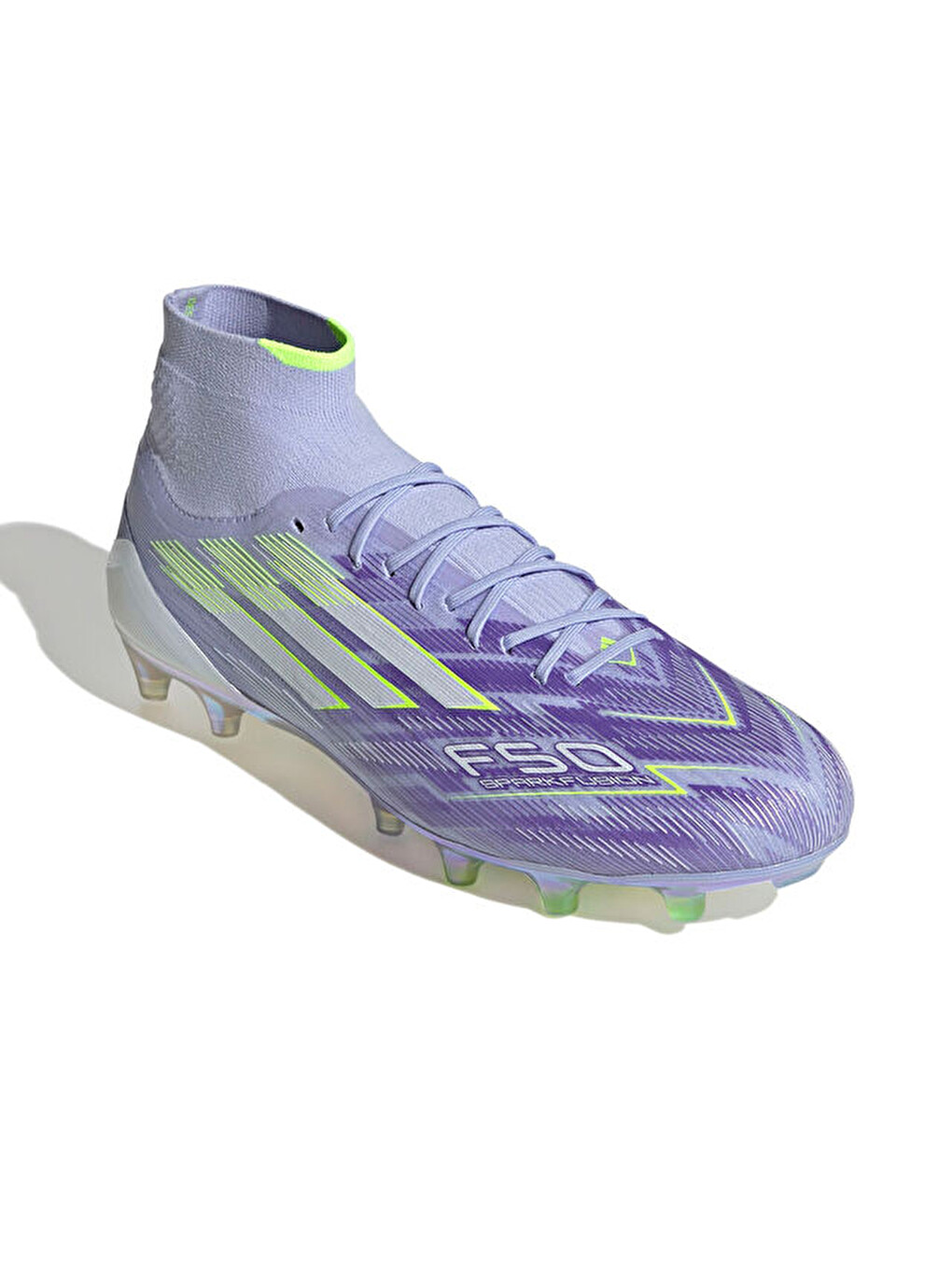 F50 Sparkfusion Elite Fg/ag Erkek Çoklu Çim Zemin Kramponu Jh7648 Mor-5