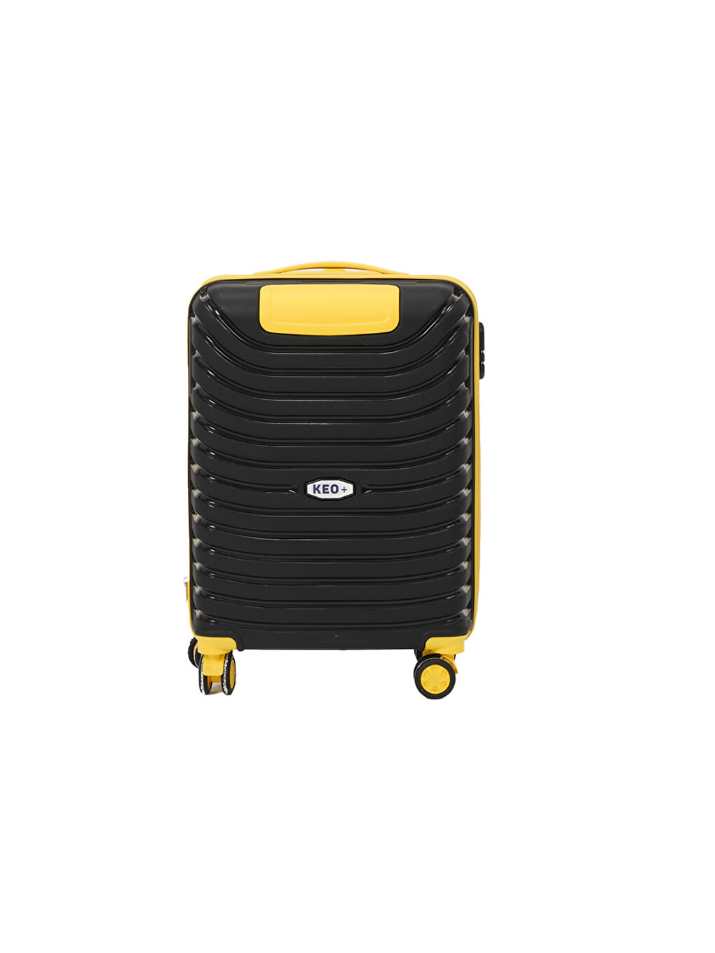 3’lü Set Siyah-Sarı PP Valiz-8