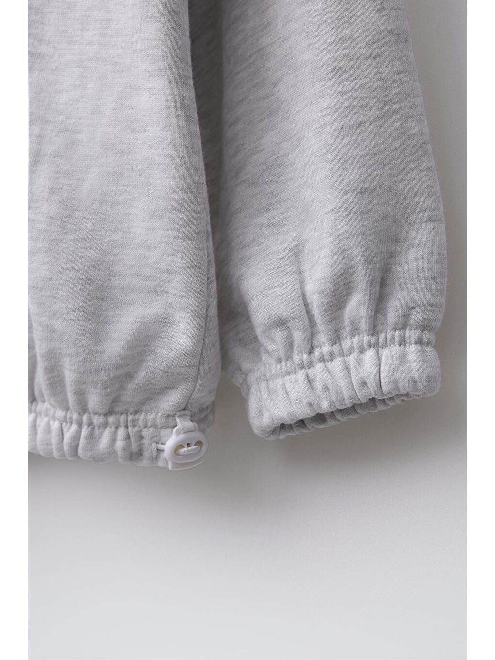 Erkek Çocuk Pamuklu Gri Yarım Fermuarlı Future Goals Eşofman Takımı-5