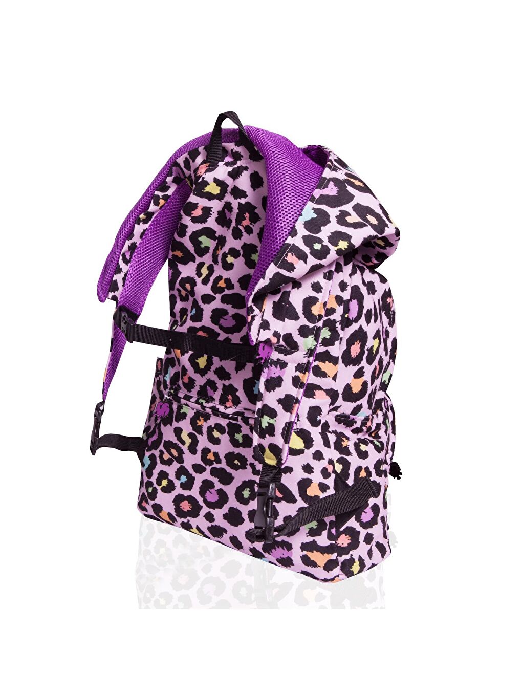 Morikukko Karışık Back to School Pink Cheetah Çıkabilir Kapüşonlu Sırt Anaokulu Çantası - 1