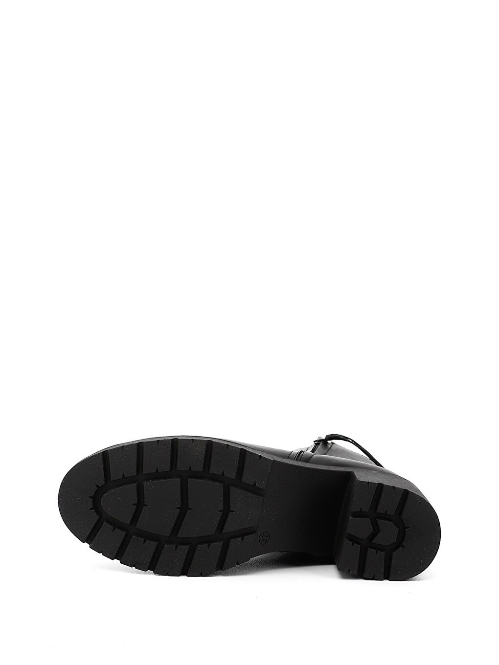 Mor Kadın ZÜMRÜT-SİYAH Fermuarlı Kalın Topuklu Hakiki Deri Bot-3