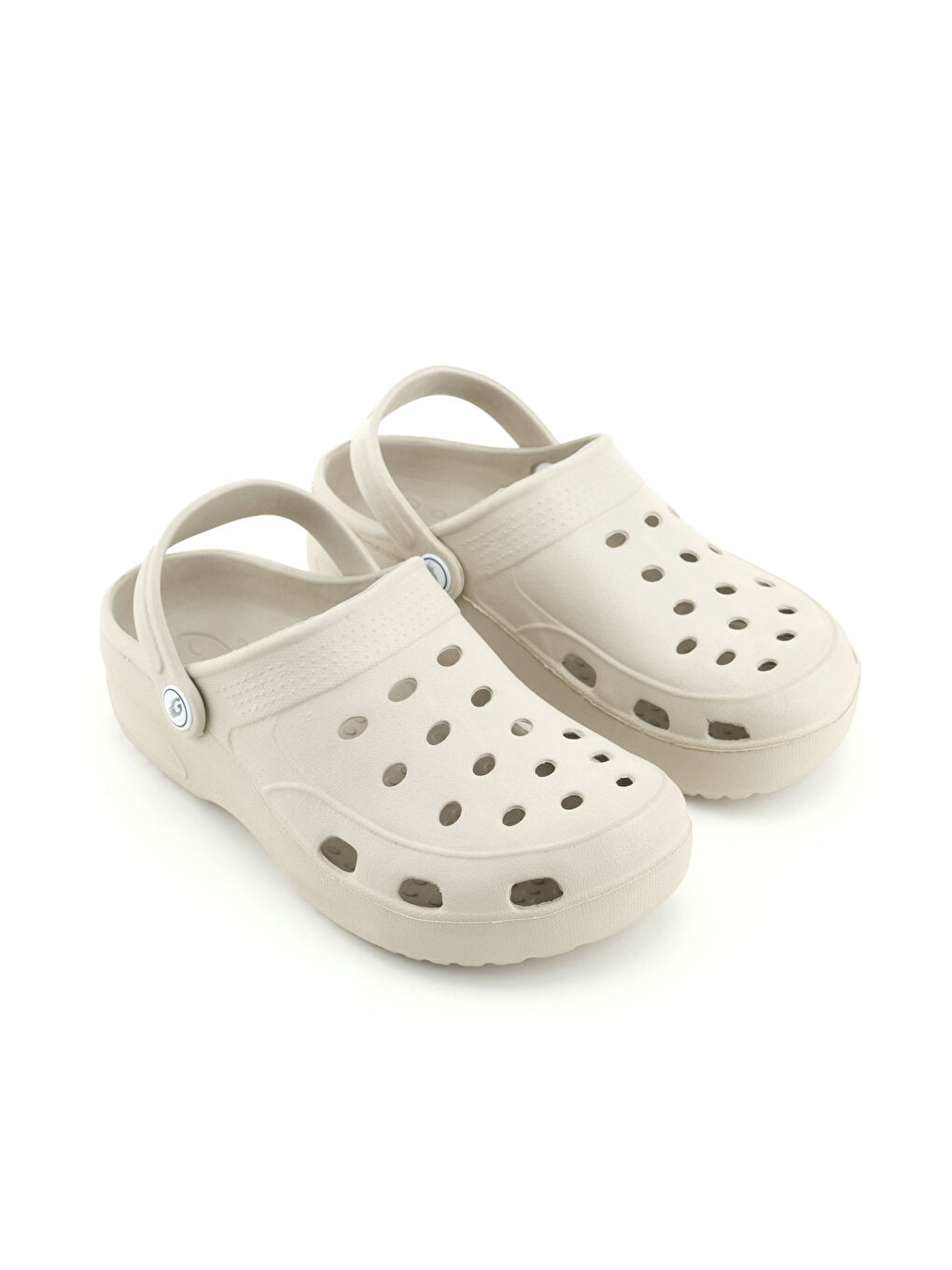 Bej Kadın Yazlık Eva Ev Banyo Bahçe Havuz Rahat Taban Sabo Terlik-2