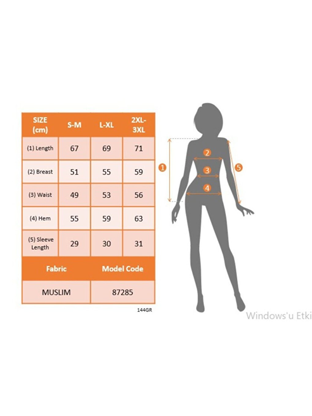 Siyah Kadın Kısa Kollu Yakalı önü Düğmeli Müslim Gömlek-6