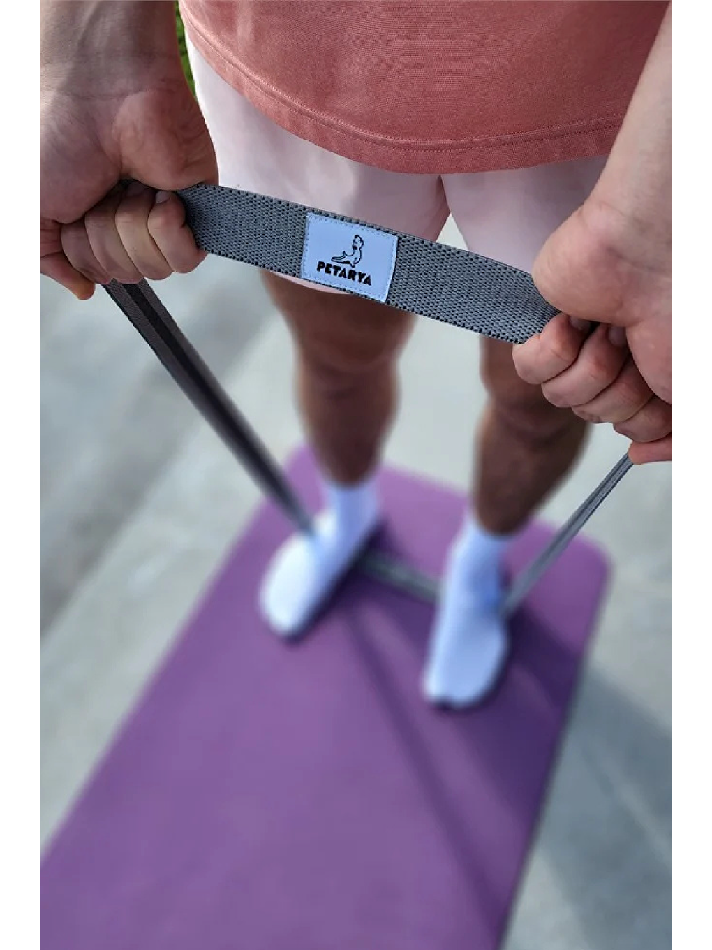 Esnek Dokuma Gri Uzun Direnç Bandı-1