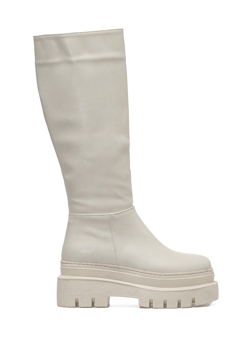 JENDA 3PR Bej Kadın Çizme