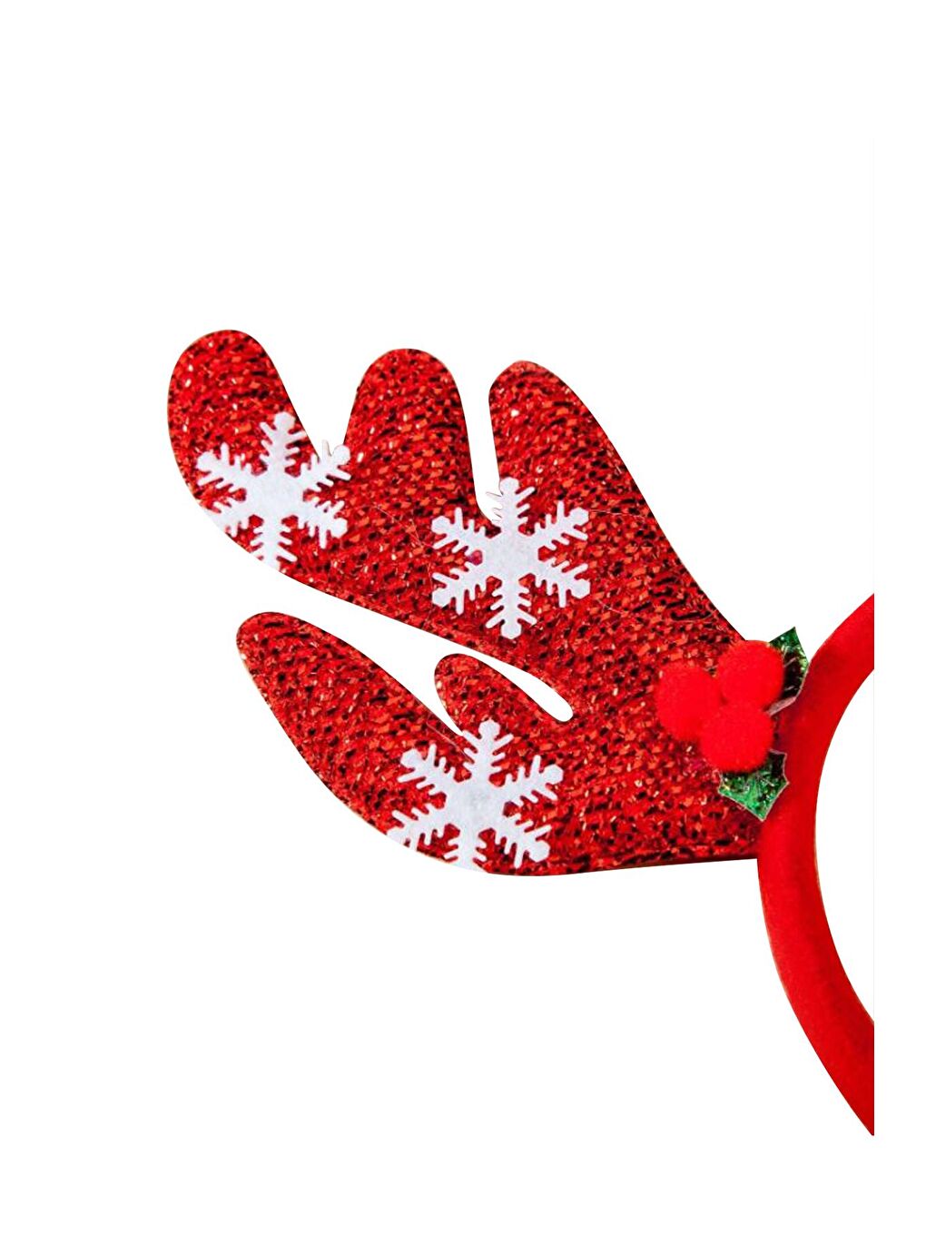 Kırmızı Geyikli Yılbaşı Tacı-2