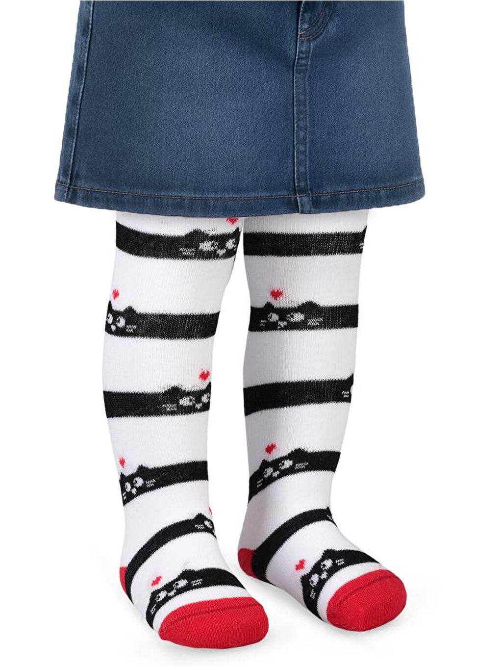 Baby 6-18 Ay Bebek Kız Külotlu Çorap - Beyaz 12 Ay