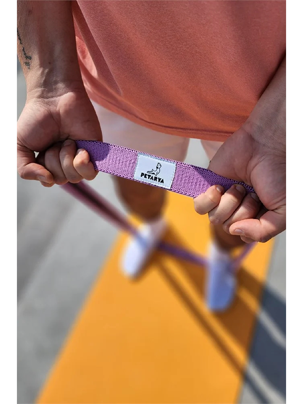 Esnek Dokuma Mor Uzun Direnç Bandı-1