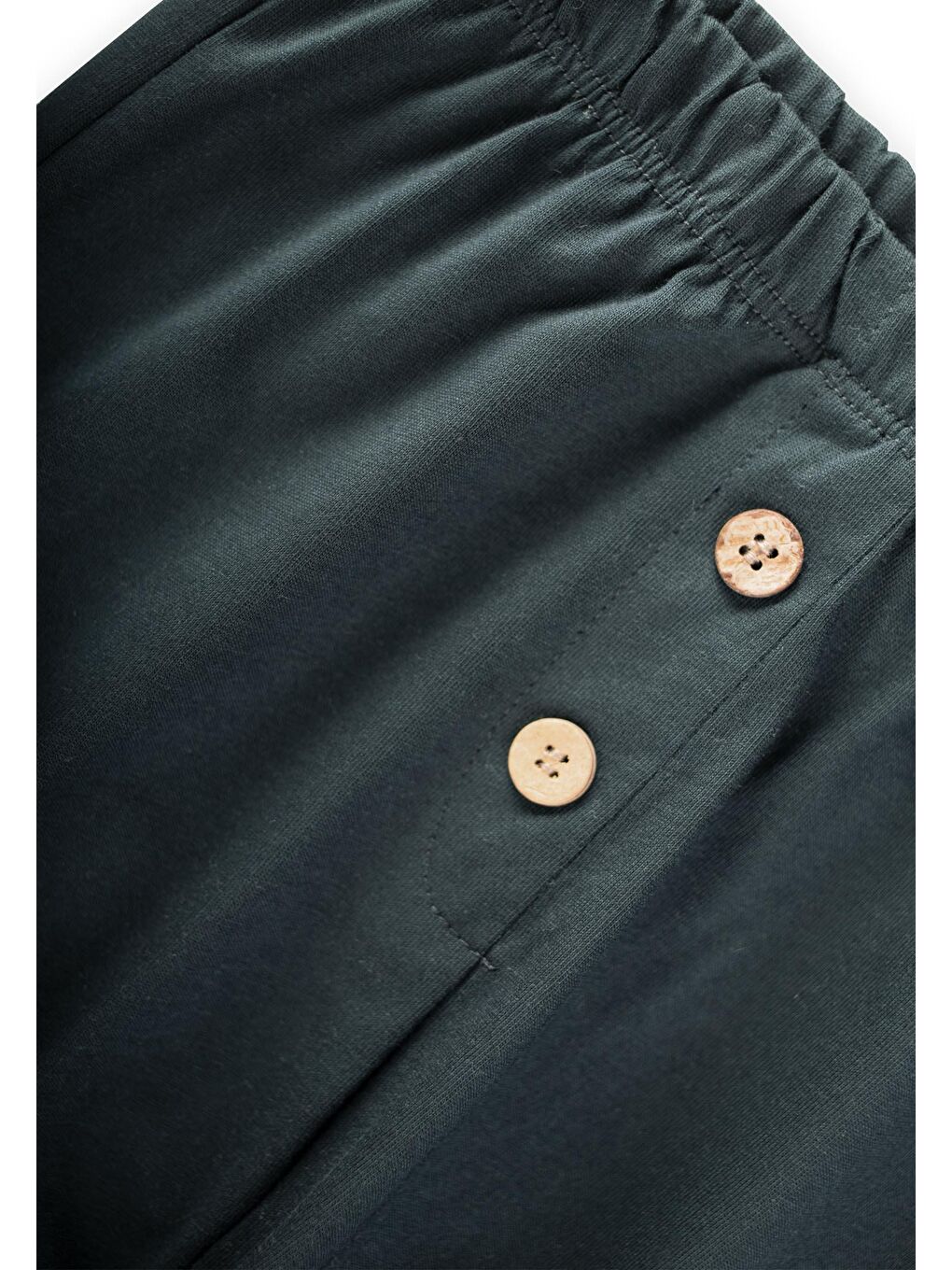 Sahte Patlı Bebe Eşofman 0-3 Yaş Haki Yeşil-2