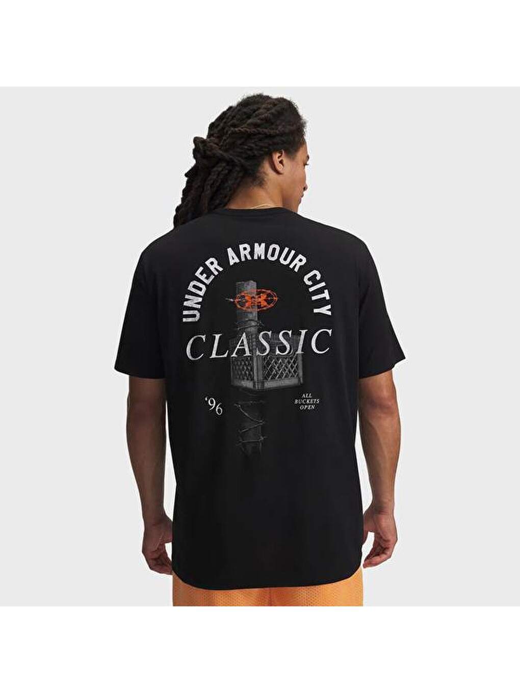 60/40s City Classic Erkek Siyah Tişört-1