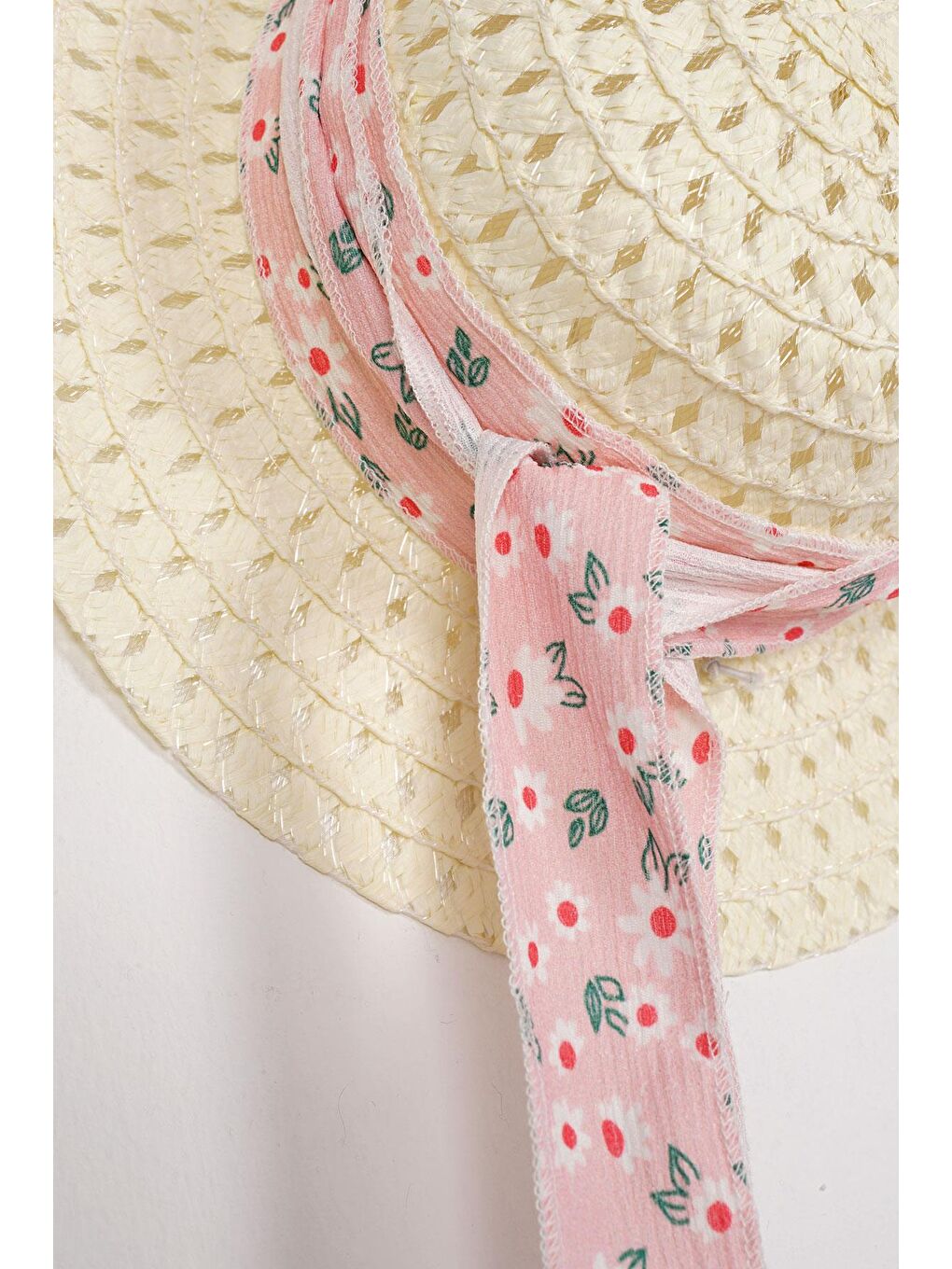 Bisiklet Yaka Sıfır Kol Şapka Aksesuarlı Pembe Renk Kız Çocuk Elbise-3