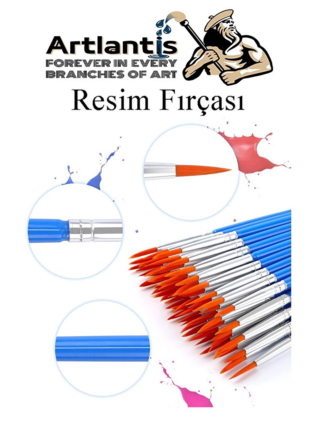 12 Renk Brons Sulu Boya 25x35 Cm Telli Spralli Resim Defteri Resim Paleti Resim Fırçası Temizleme Ka-5