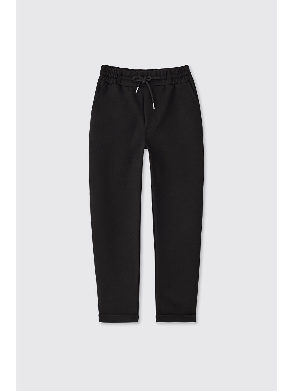 Kız Çocuk Siyah Örme Pantolon