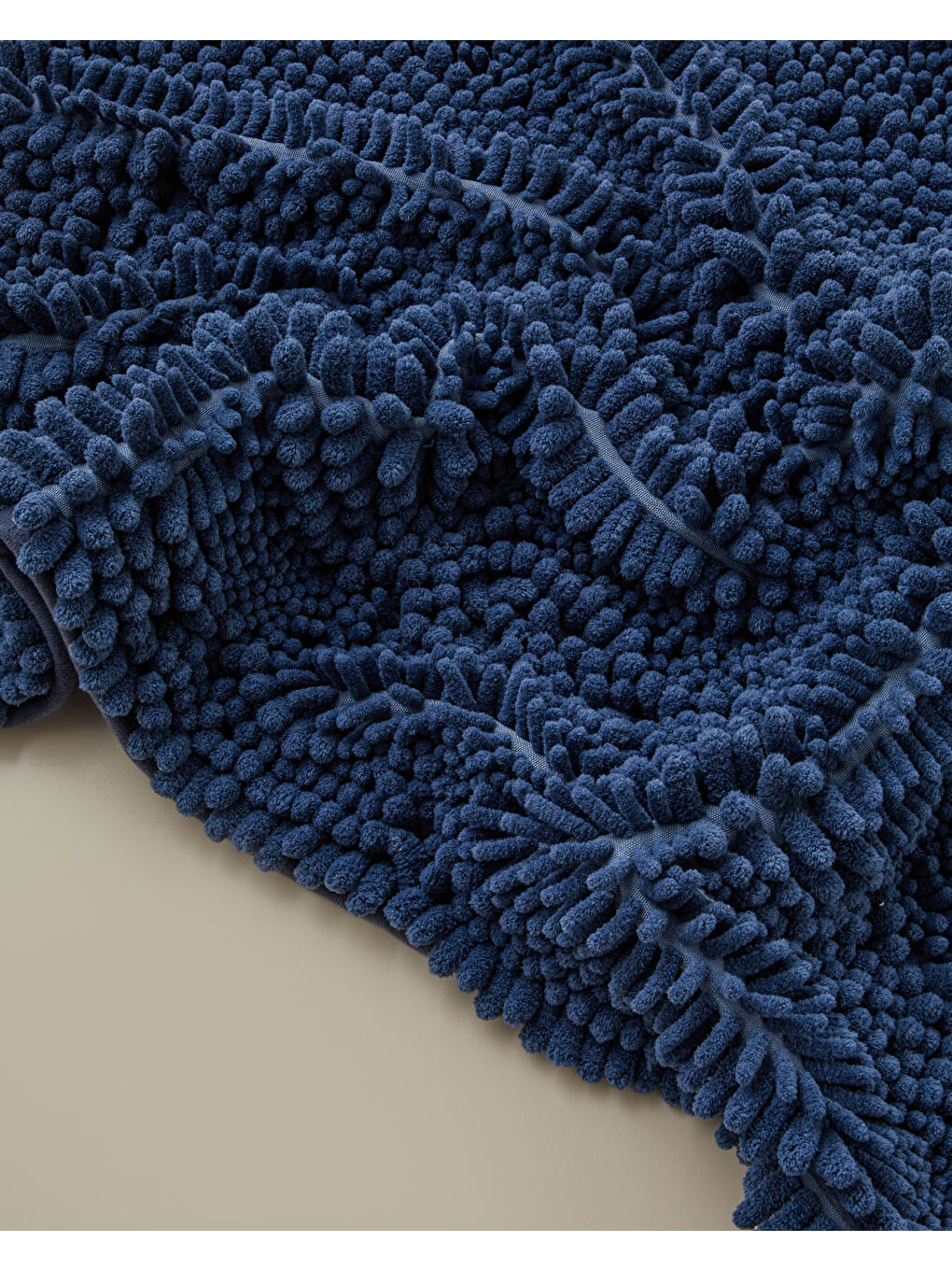 Big and Tiny Kaydırmaz Taban Banyo Paspası Seti 60x90 + 40x60 cm Mavi-2