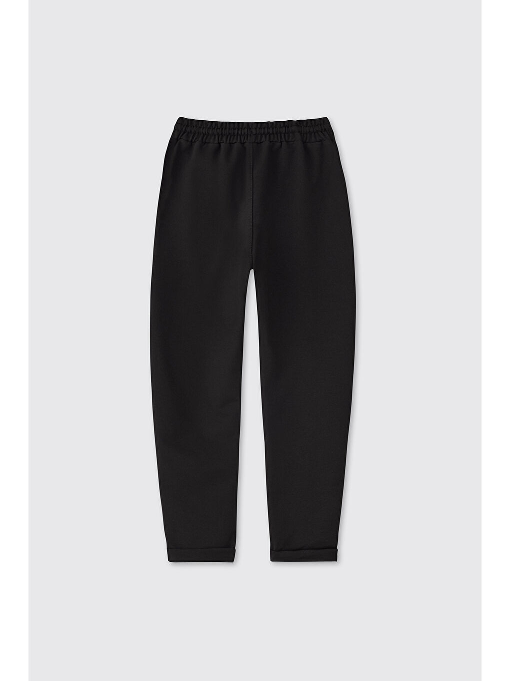 Kız Çocuk Siyah Örme Pantolon-1