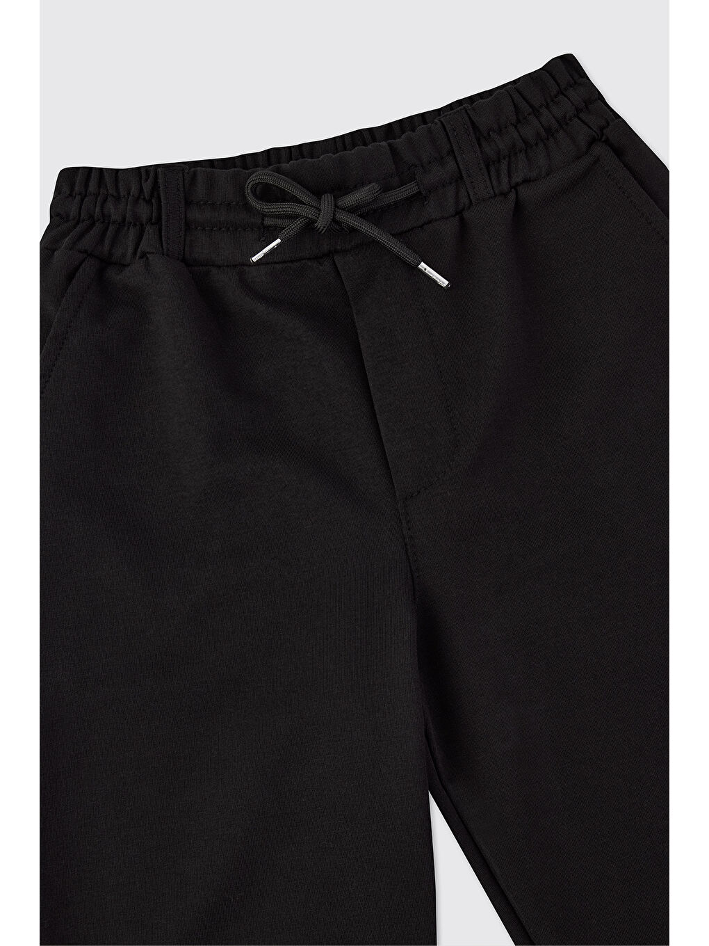 Kız Çocuk Siyah Örme Pantolon-2