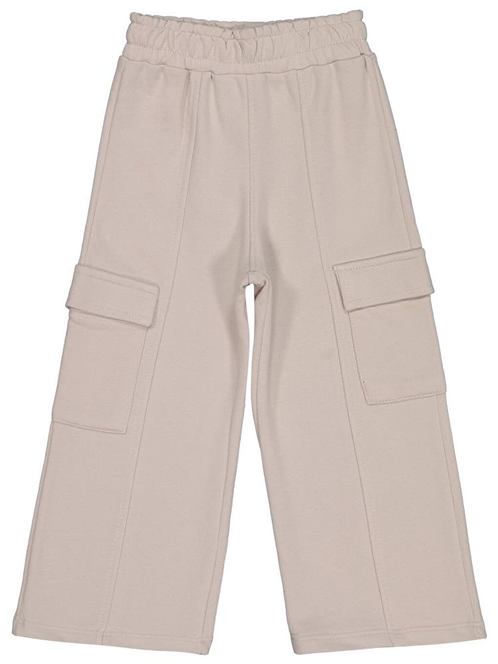 Bej Girls Kargo Cepli 2-5 Yaş Eşofman Altı - Gri2-3 Yaş