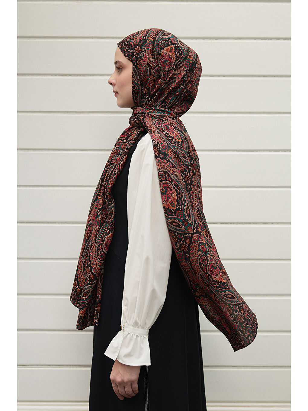 Kırmızı Deluxe Şal Vena-1