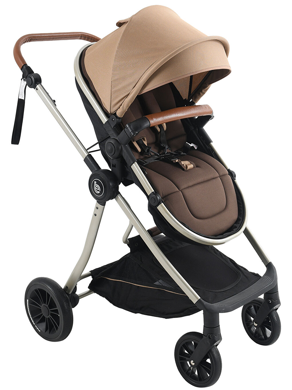 Long Travel Sistem Bebek Arabası Kahve-1