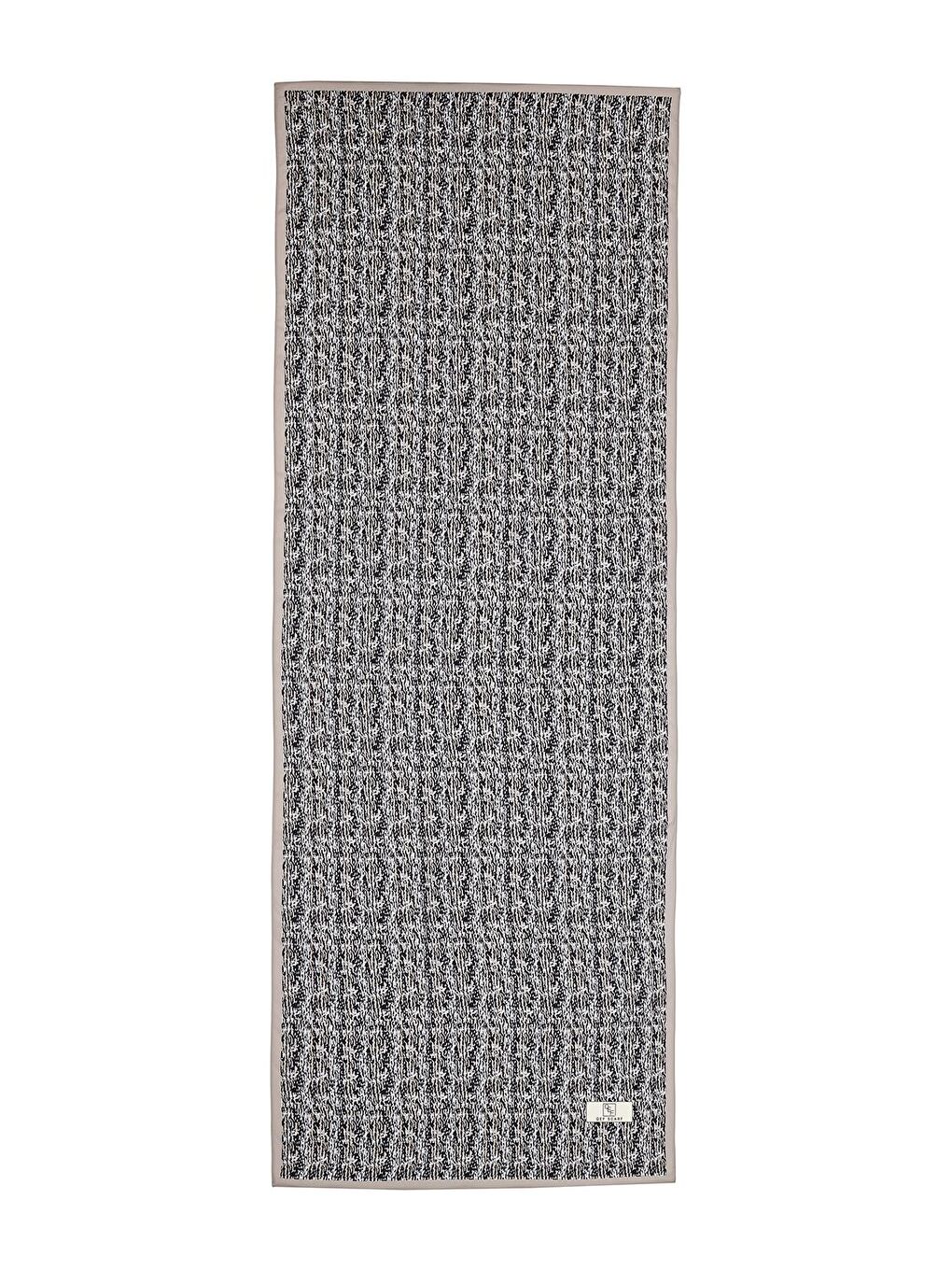 Siyah Daily Print Şal Dapper Desenli-8