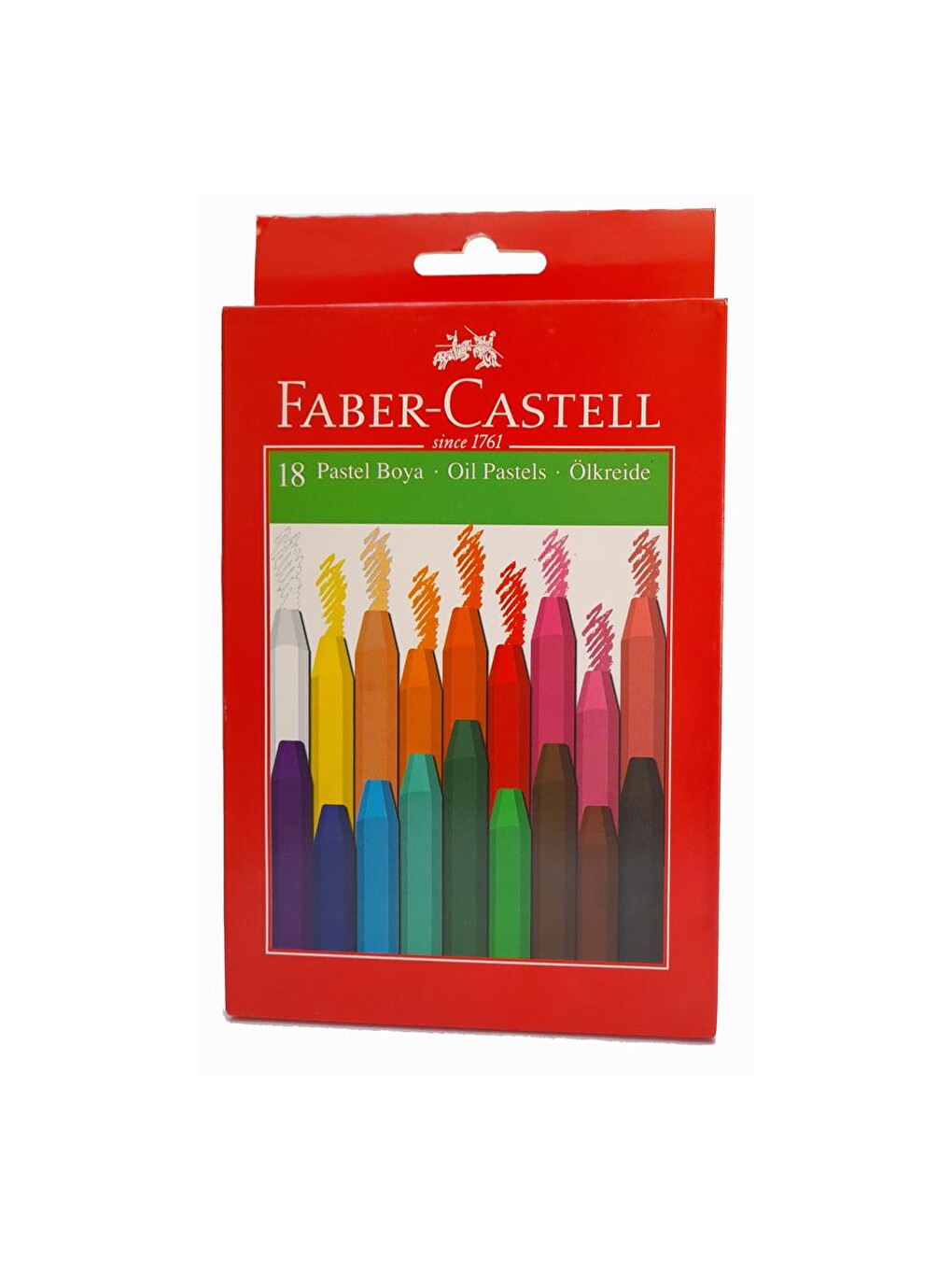 Pastel Boya 18 Renk Karton Kutu Faber Castell Pastell 18 Renk Pastel Boya-1