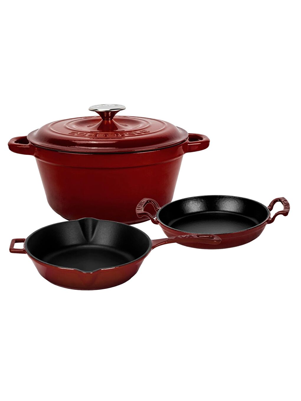 Bordo Döküm Set – Şıklıkta ve Lezzette Döküm Farkı