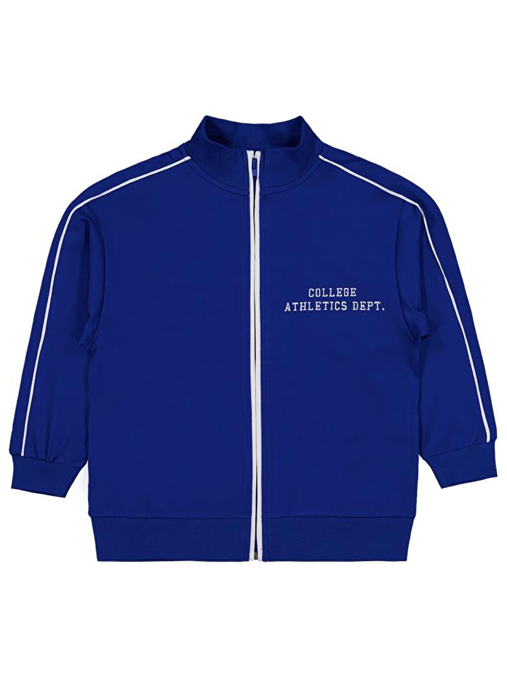 Lacivert Boys Kolej Atletic Nakışlı Biyeli 10-13 Yaş Hırka - Mavi 11-12 Yaş